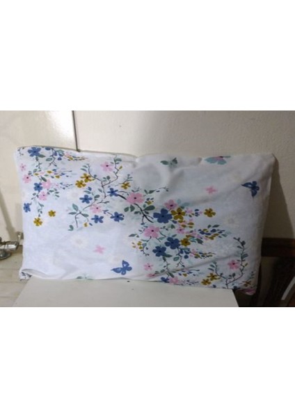 Yastık Kılıfı 2 Adet Beyaz Mavi Pembe Yeşil Çiçekli (48X65)KALITELI Kullanışlı Şık Güzel fiyatları