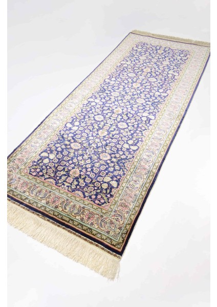 Saf Ipekten El Dokuma Kayseri Halısı Yolluk 87X218 cm (1.9 M²) modelleri