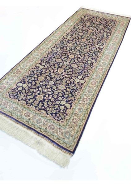 Saf Ipekten El Dokuma Kayseri Halısı Yolluk 87X218 cm (1.9 M²) fırsatları
