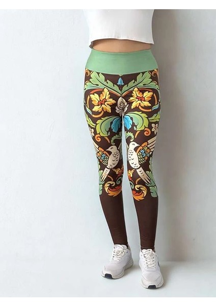 3D Baskılı Özel Tasarım Premium Kalite Etnik Desen Hoodıe&tayt 2'li Takım modelleri