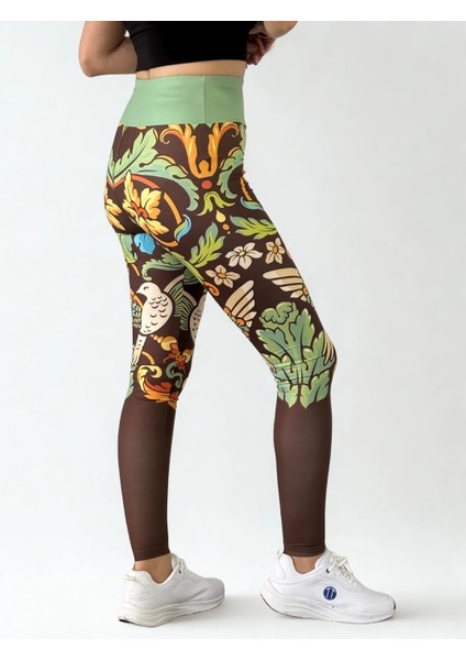 3D Baskılı Özel Tasarım Premium Kalite Etnik Desen Hoodıe&tayt 2'li Takım indirimleri