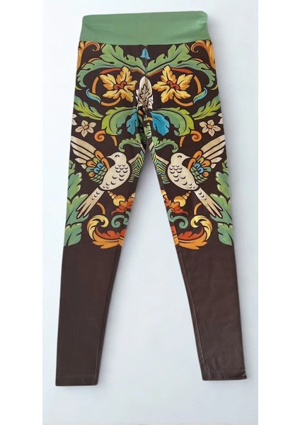 3D Baskılı Özel Tasarım Premium Kalite Etnik Desen Hoodıe&tayt 2'li Takım