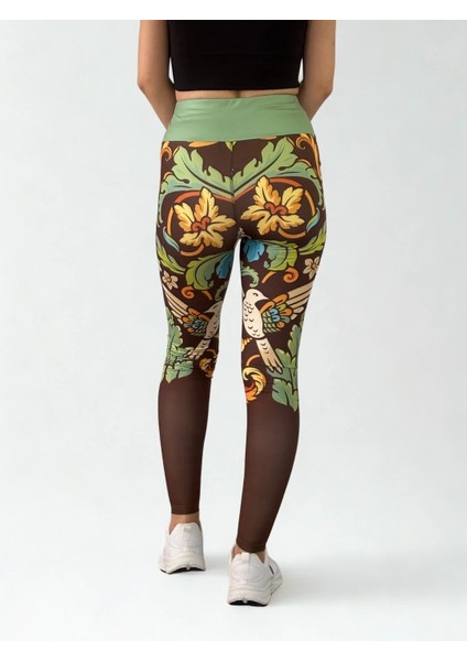 3D Baskılı Özel Tasarım Premium Kalite Etnik Desen Hoodıe&tayt 2'li Takım