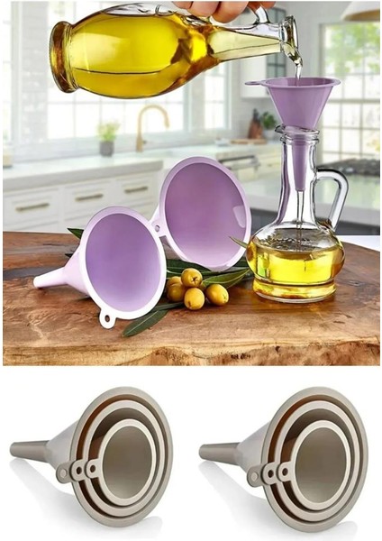 Mithra Life 3 Lü Plastik Huni Ölçüm Dolum Seti MIT1203