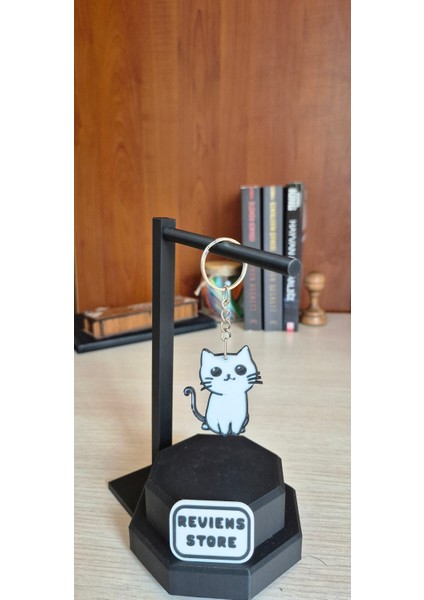 Sevimli Kedi Anahtarlık – Minimalist Tasarım, Dayanıklı ve Şık Aksesuar, Hediyelik Kedi Figürü modelleri