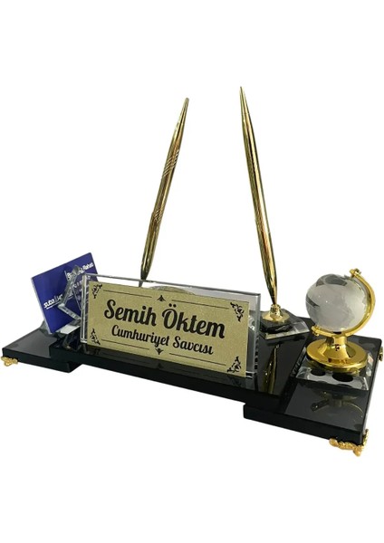 Kişiye Özel Lüks Kristal Masa Isimliği fiyatları