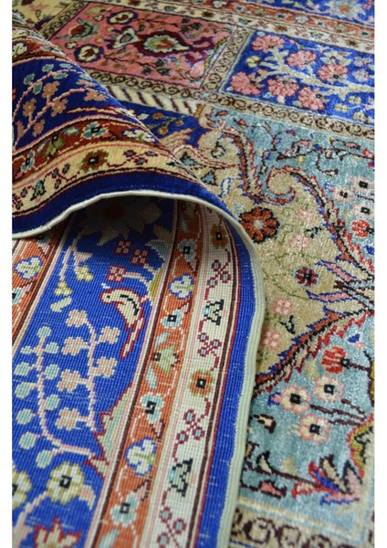 Saf Ipekten El Dokuma Namazlık Kayseri Halısı 78X116 cm (0.90 M²)