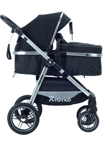 Luxury I-Size Travel Sistem Bebek Arabası 3 In 1 Siyah Silver modelleri