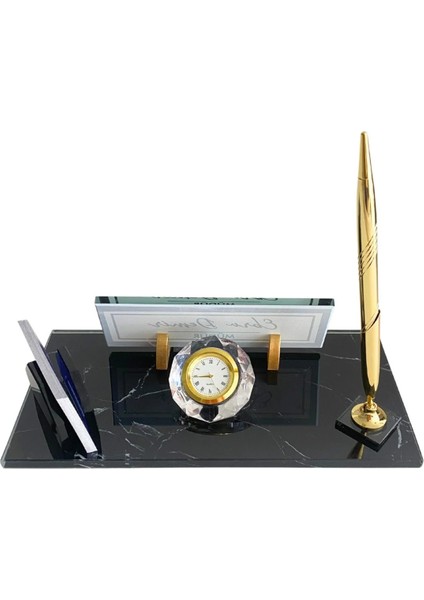 Kişiye Özel Premium Yüksek Kalite Uv Baskılı Kristal Masa Isimliği modelleri