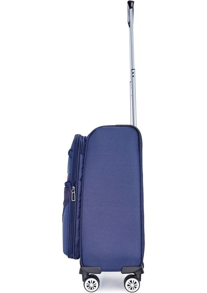 Valiz Büyük Boy WX-3001 Model Vita Serisi Büyük Boy Lacivert Kumaş Valiz