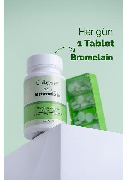 Bromelain 500 Mg Takviye Edici Gıda 30 Tablet modelleri