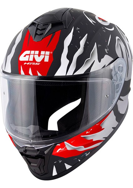 50.x Sharkbıte Mat Siyah-Beyaz-Kırmızı Kask fiyatları