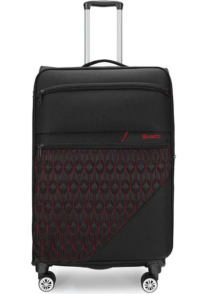 Valiz Kabin Boy WX-3001 Model Vita Serisi Kabin / Küçük Boy Siyah Kumaş Valiz