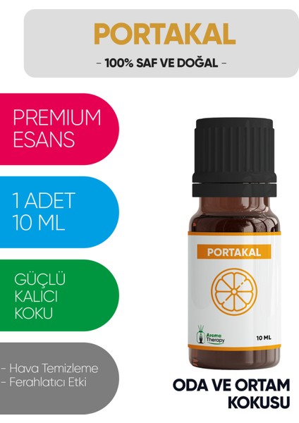 Portakal Esansiyel Koku Yağı Buhardanlık Yağı Difüzör Esansı Hobi Esans Ortam Oda Kokusu 10 ml