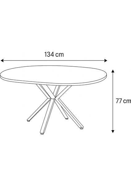 Zenit Plus Açılır Yuvarlak Masa (Sandalyesiz) – Beyaz Mermer, Siyah Ayak, Ø100→134 cm fırsatları