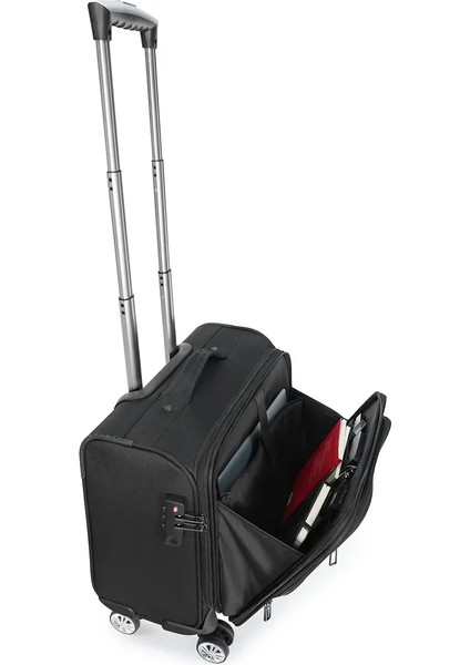 Çanta Valiz Pilot Boy WX-3001 Model Vita Serisi Pilot Boy Siyah Kumaş Kabin Boy Valiz fırsatları