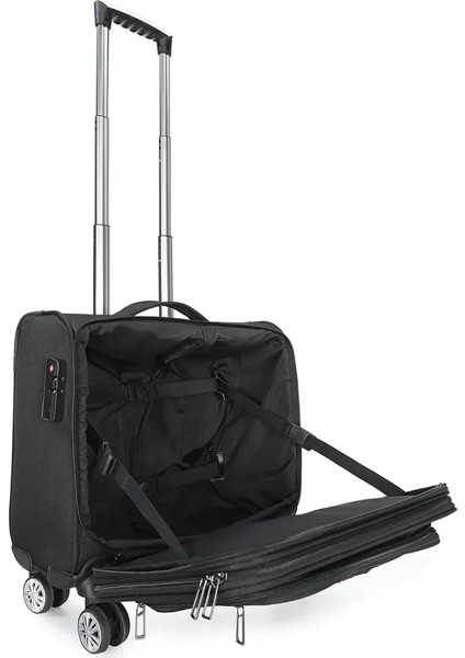 Çanta Valiz Pilot Boy WX-3001 Model Vita Serisi Pilot Boy Siyah Kumaş Kabin Boy Valiz indirimleri