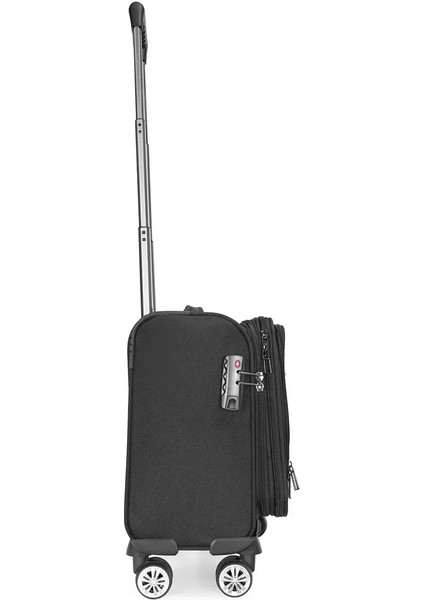 Çanta Valiz Pilot Boy WX-3001 Model Vita Serisi Pilot Boy Siyah Kumaş Kabin Boy Valiz