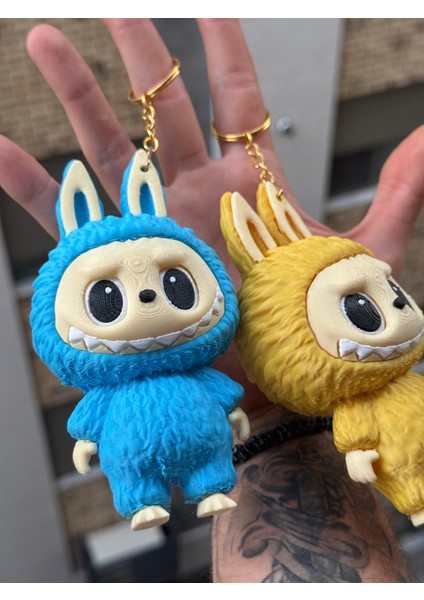 Labubu 2'li Figür Oyuncak / 14CM Labubu Figürü Charm Şeklinde Asılabilir Oyuncak /taraftar Renkelri fiyatları