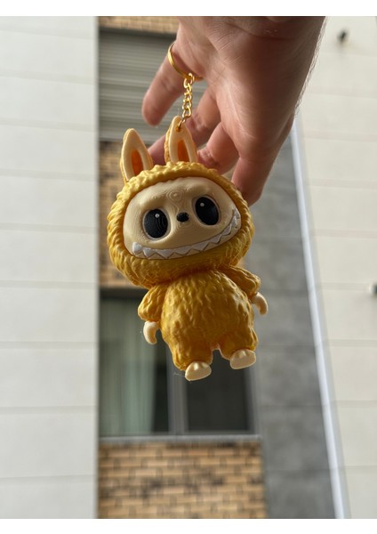 Labubu 2'li Figür Oyuncak / 14CM Labubu Figürü Charm Şeklinde Asılabilir Oyuncak /taraftar Renkelri fırsatları