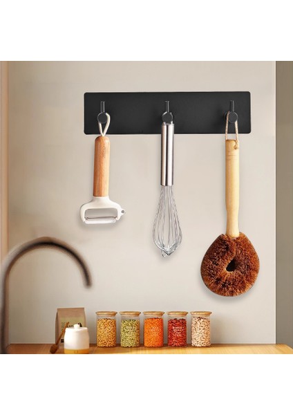 Askılık Yapışkanlı Dikdörtgen Çubuklu 3 Kancalı indirimleri