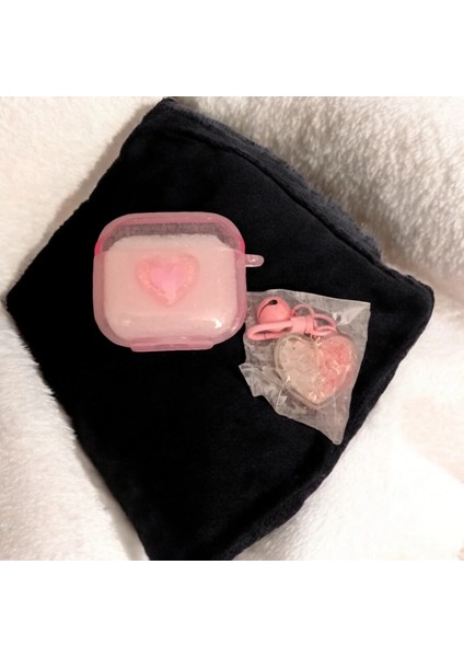 Airpods Kabartmalı Kalp Desenli Kılıf Pro 2