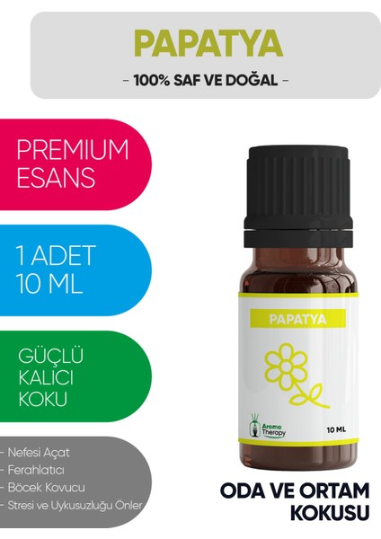 Papatya Esansiyel Koku Yağı Buhardanlık Yağı Difüzör Esansı Hobi Esans Ortam Oda Kokusu 10 ml