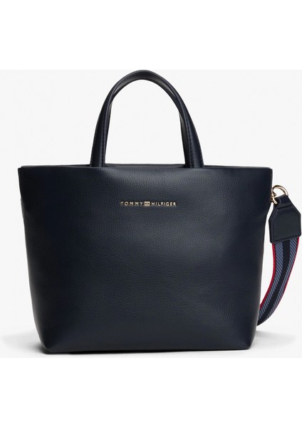 Th Logo Şeritli Mini Kadın Çanta AW0AW17694DW6