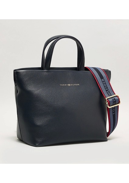 Th Logo Şeritli Mini Kadın Çanta AW0AW17694DW6 fiyatları