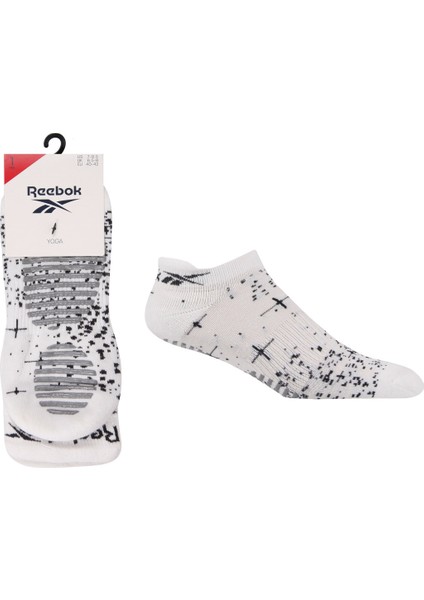 R0564 Techs. Yoga/plts Beyaz Unisex Çorap