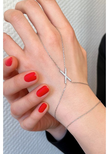 925 Ayar Gümüş x Çarpı Şahmeran - 45098700