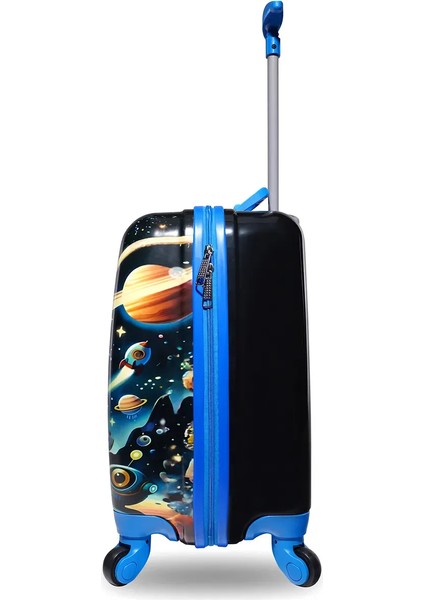Valiz Çocuk Valiz WX-420 Astronot Baskılı Çocuk Valiz modelleri