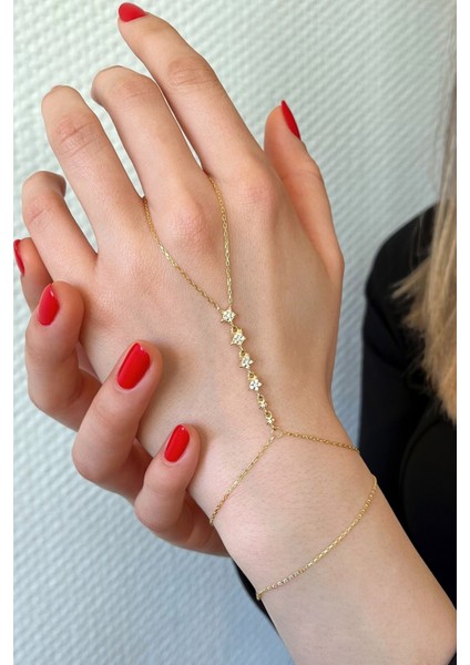 18K Altın Kaplamalı 925 Ayar Gümüş Dizi Yıldızlar Şahmeran - 45099502 modelleri