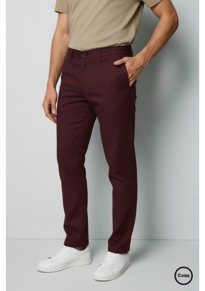 Erkek Italyan Kesim Esnek Likralı Kumaş Pantolon – Şık, Rahat ve Günlük Kullanıma Uygun