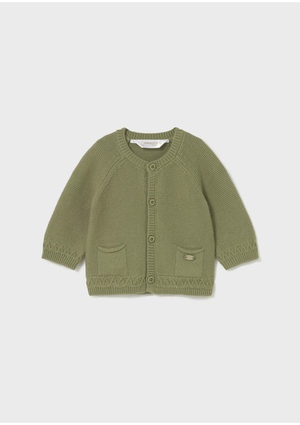 Newborn Erkek Bebek Düğmeli Hırka