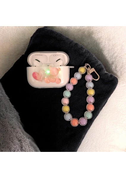 Airpods Sevimli Ayı &kalp Desenli Kılıf Pro 2