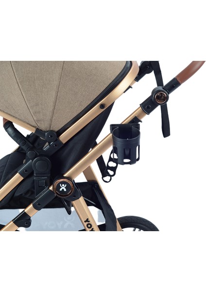 Luxury I-Size Travel Sistem Bebek Arabası 3 In 1 Coffee Rose