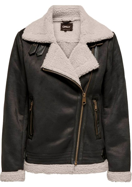 Onlnewdiana Life Aviator Kahverengi Kadın Mont 15304775