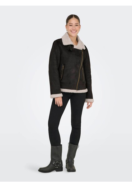 Onlnewdiana Life Aviator Kahverengi Kadın Mont 15304775 indirimleri