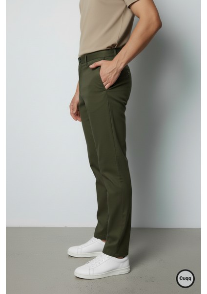 Erkek Italyan Kesim Esnek Likralı Kumaş Pantolon – Şık, Rahat ve Günlük Kullanıma Uygun fırsatları