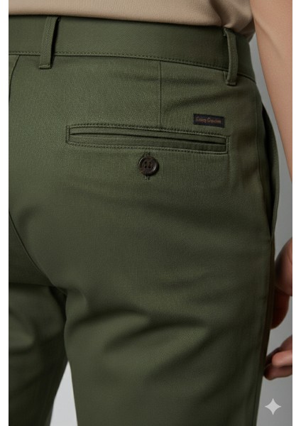 Erkek Italyan Kesim Esnek Likralı Kumaş Pantolon – Şık, Rahat ve Günlük Kullanıma Uygun