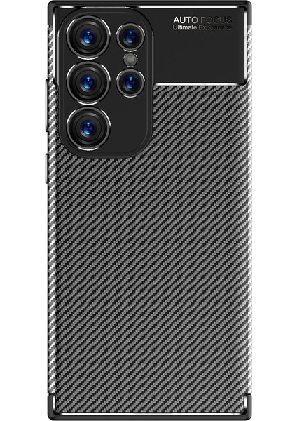 Galaxy S23 Ultra Kılıf Mnc Negro Silikon Kapak-Siyah