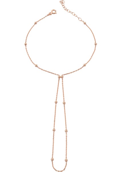 925 Ayar Gümüş Rose Gold Kaplamalı Toplu Şahmeran - B083401 fiyatları