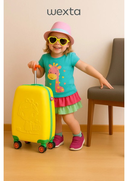 Disney Serisi 410 Sarı Kız Çocuk Valizi
