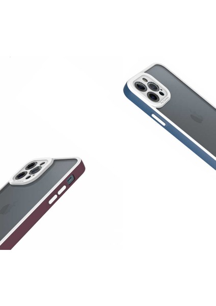 iPhone 12 Pro Kılıf Mnc Mima Kapak-Lacivert modelleri
