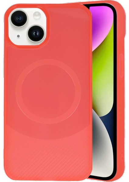 iPhone 14 Kılıf Maya Karbon Kapak - Kırmızı - VB1605-6636 modelleri