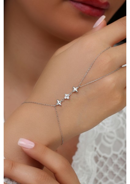 925 Ayar Gümüş Monafleur Çiçek Şahmeran - 45103800