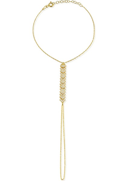 18K Altın Kaplamalı 925 Ayar Gümüş V Çavuş Model Su Yolu Şahmeran - 45103602 fiyatları