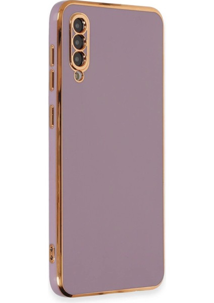 Samsung Galaxy A50 Kılıf Volet Silikon - Mor - VB5002-7553