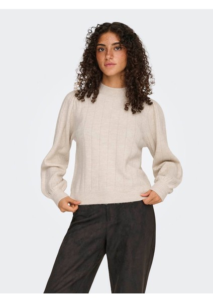 Onlfirenze Knitted Beyaz Kadın Kazak 15343012